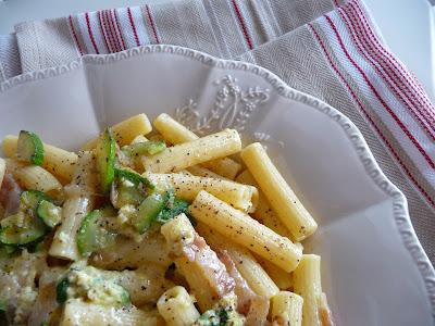 CARBONARA di ZUCCHINE