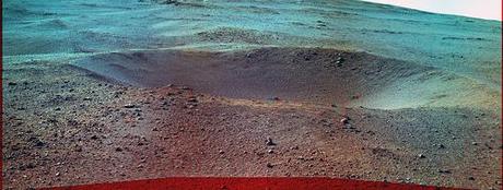 Marte - Opportunity sol 3019. Sao Gabriel in 3d