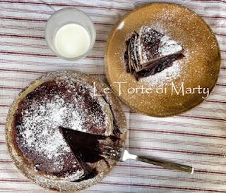 Torta di Crepes con BarbaMarmellata di More