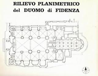 La planimetria del Duomo di Fidenza