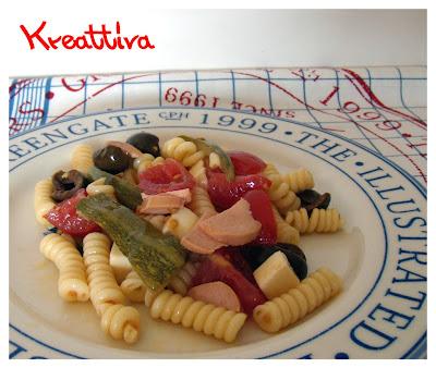 Cavatappi con pomodorini e wustel