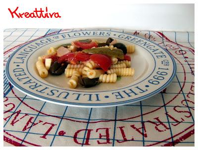 Cavatappi con pomodorini e wustel