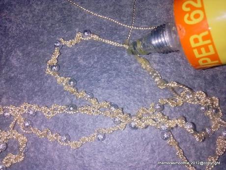 DIY necklace knots and balls