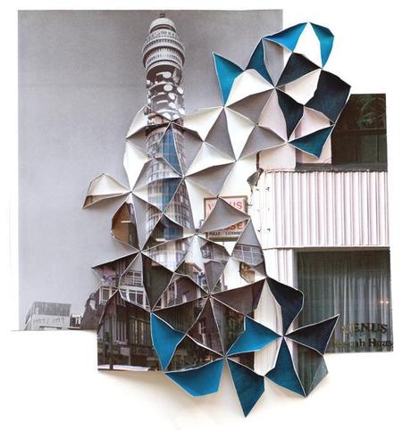 GEOMETRIE DESTRUTTURATE E PATTERNS NEI COLLAGES-ORIGAMI DI ABIGAIL REYNOLDS