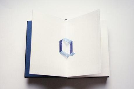 90º Typography Pop-Up Book