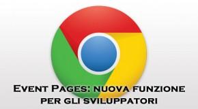 Event Pages: nuova funzione per gli sviluppatori