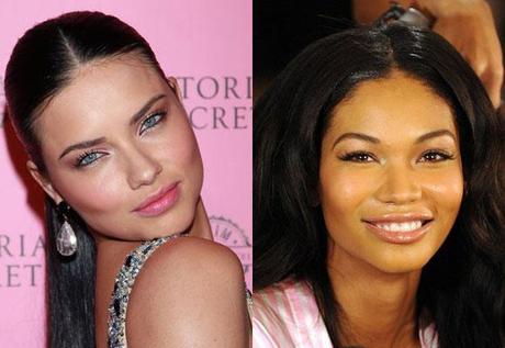 adriana lima e chanel iman