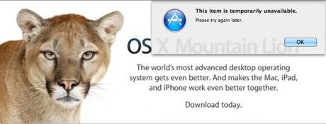 Problemi server americani per il download di Mountain Lion