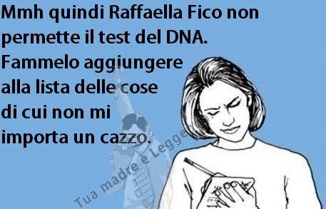 Raffella Fico e il test del DNA: a quanti italiani interessa?