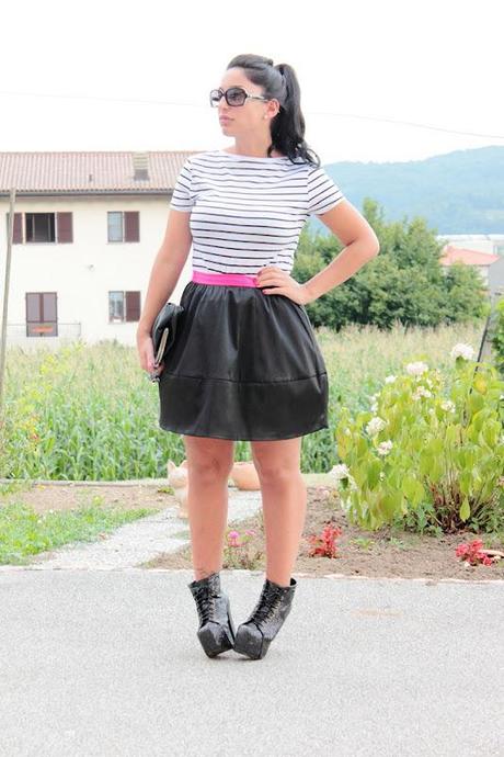 Outfit: Jeffrey Campbell et les lignes