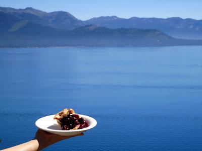 A pie with a view