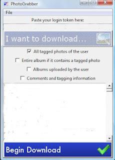 Scaricare foto da Facebook con PhotoGrabber