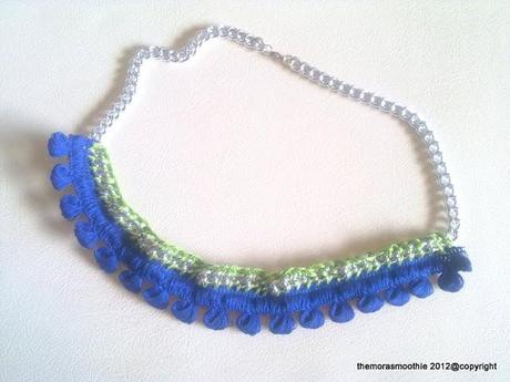 Fashion DIY necklace with trimmings
