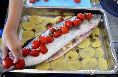 Spigola al forno - Baked Sea Bass