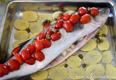 Spigola al forno - Baked Sea Bass
