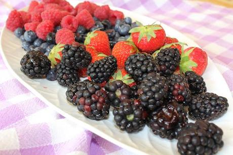 La frutta, i muffin e......l'estate è bella!