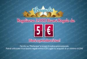 Groupalia: nuovo codice sconto 5€