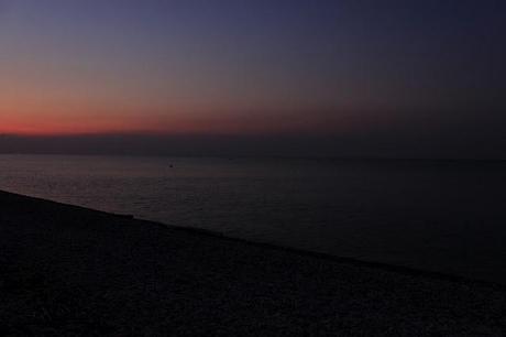 Gold and silver nuances - Sunset at Punta Aderci