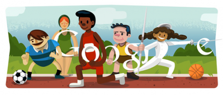 Doodle di Google per Londra 2012