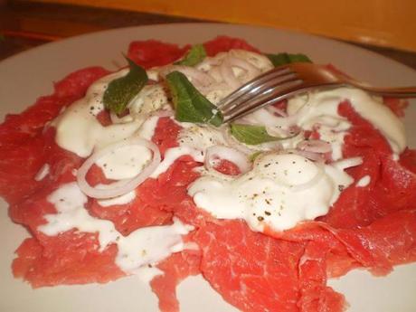 Carpaccio allo stracchino