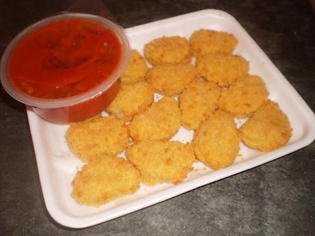 Nuggets alla messicana con insalata guacamole