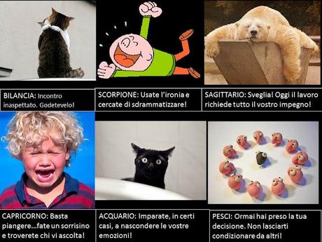 OROSCOPO SEMISERIO DEL GIORNO  IN IMMAGINI 27/07
