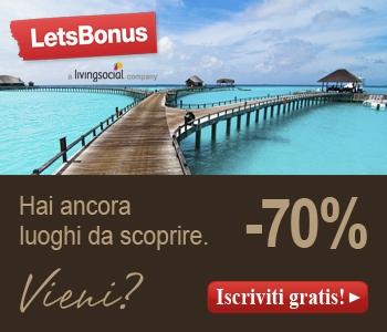 Con LetsBonus.com sei sempre in vacanza