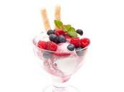 Crema fresca yogurt frutta