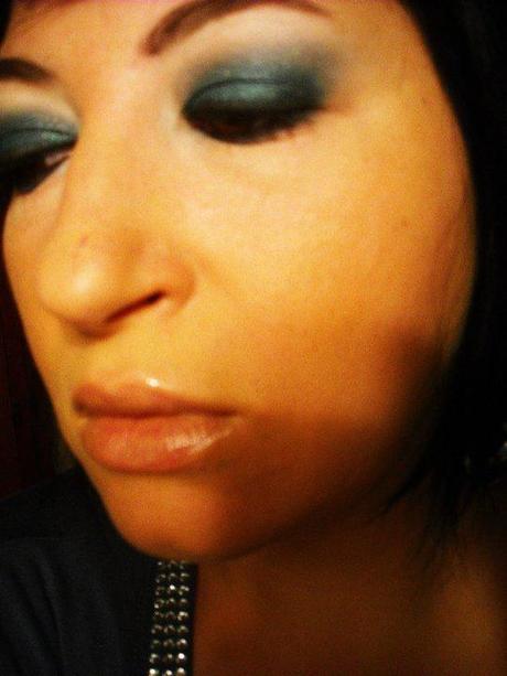 FOTD : Teal Smokey Eyes ...