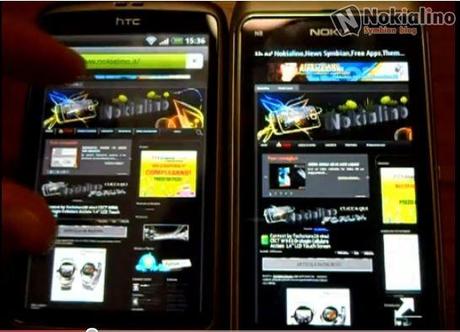 Browser a confronto: Nokia N8 vs HTC Desire