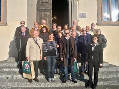 I Fiduciari del TCI Toscana oggi a Villa Petriolo