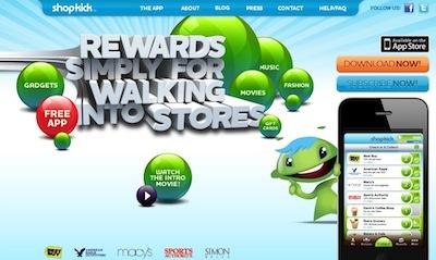 Evoluzioni della geolocalizzazione: combattere i finti checkin, Shopkick