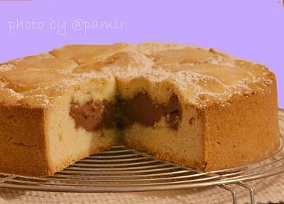 Corsi, ricorsi e ritorni. Torta con ripieno di castagne, cioccolato e ricotta.