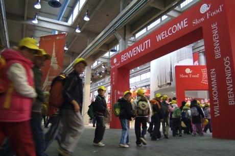 Una foto della edizione 2009 del Salone del Gusto