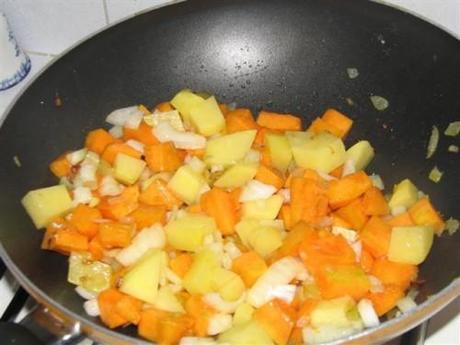 Torta di zucca e patate