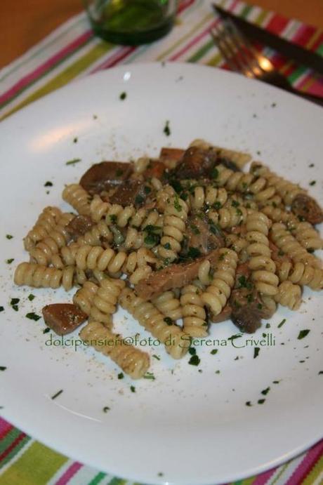 FUSILLI ALLA BOSCAIOLA di Dolcipensieri