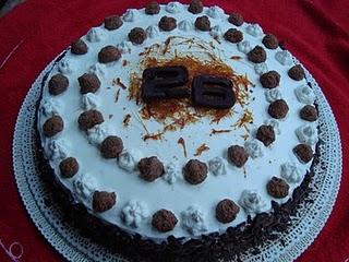 Torta alla crema di croccante e cioccolato