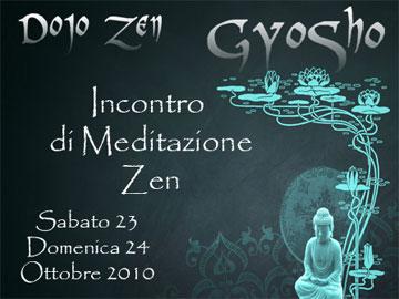 Cecina, 23-24 ottobre 2010: Meditazione Zen – Aforisma sulla Meditazione