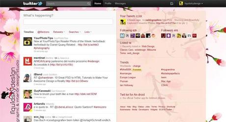 Twitter cambia faccia, cambiamo il background – guida completa