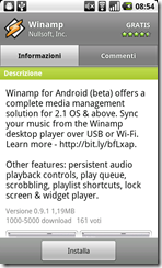 winamp thumb Winamp sbarca su Android! Gratis!