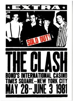 THE CLASH - Live @ TIme Square - New York City28 mag...