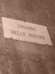 chiasso delle misure