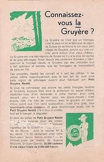 Connaissez-vous la Gruyère?