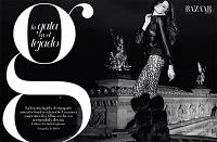 Missy Rayder in Dolce & Gabbana su Harper's Bazaar Spain