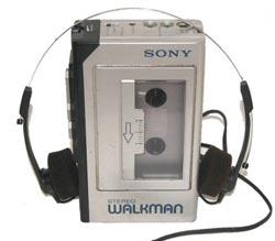 Vecchio walkman Sony