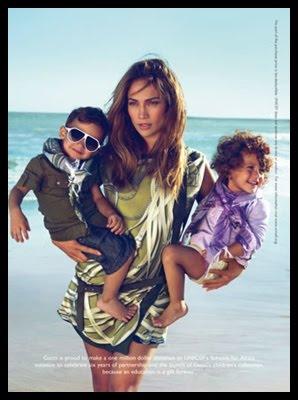 Gucci Kids... the fist Ad Campaign with Jennifer Lopez