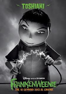 Frankenweenie, i poster dei personaggi