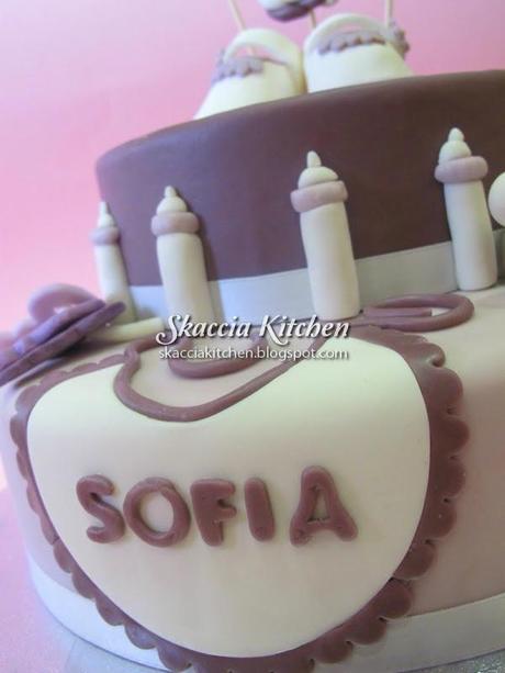 Sofia Baptism Cake