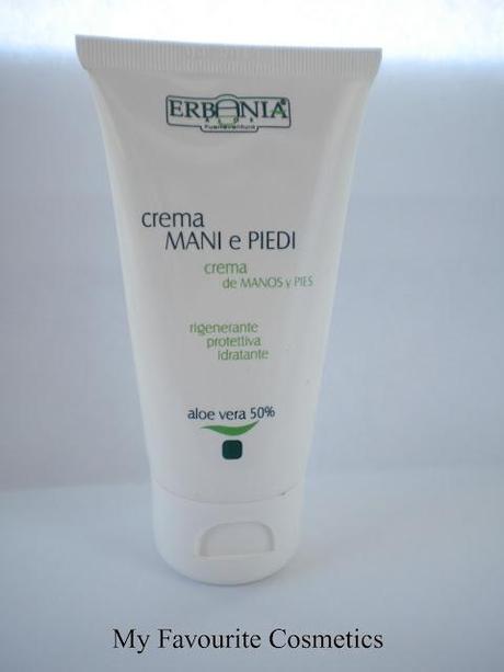 Erbania, Crema Mani e Piedi Aloe Vera 50%