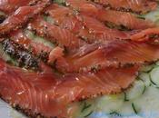 Salmone norvegese marinato cetrioli
